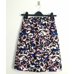 J CREW Hibiscus Skirt | a-line floral midi